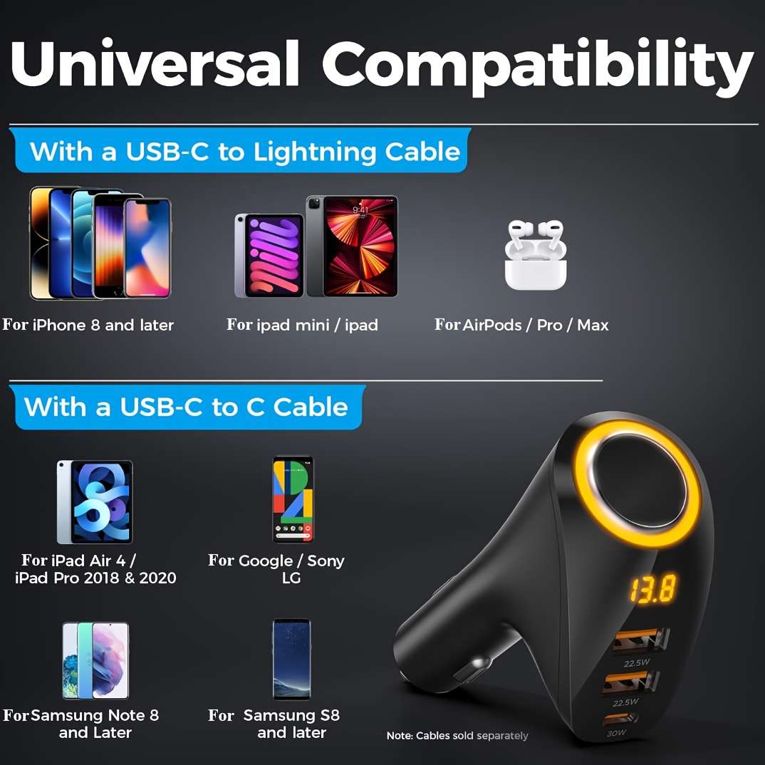 Charger Items 1Pc Black