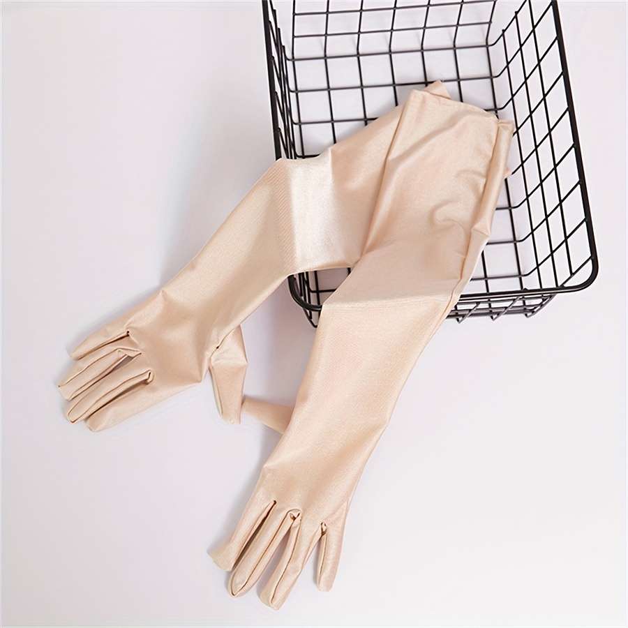 Ultimate Classic Modern High-Performance Solid Elastic Long Gloves Sun