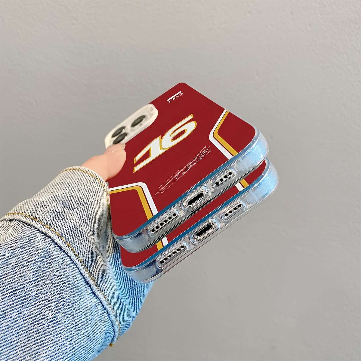 1Pc Mixed Color For iPhone 11 Racing Driver No 16 Phone Case