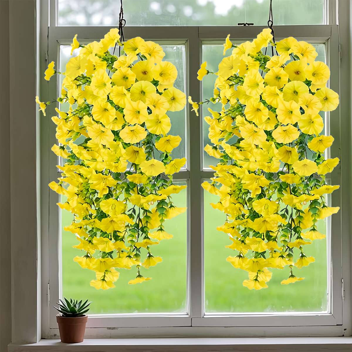 Simulated Flower Color Yellow Quantity2 Pack