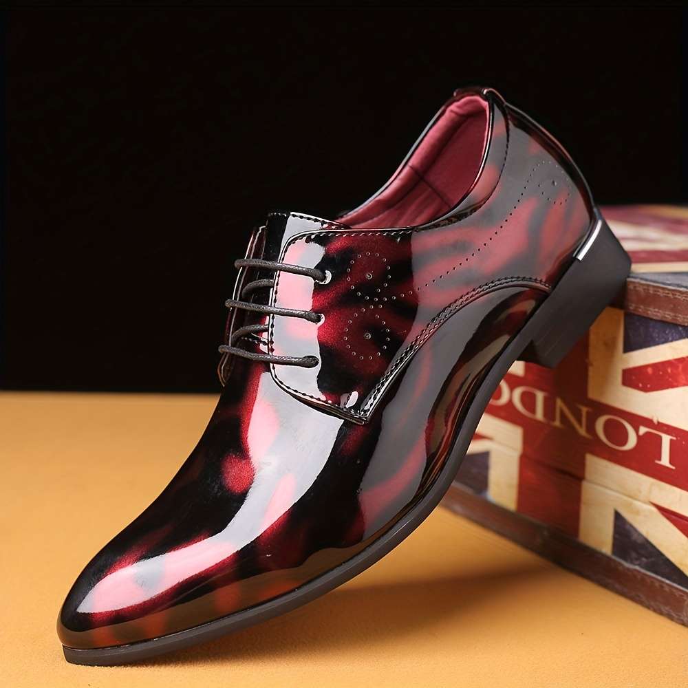 Mens Leather Shoes Color Blue Sizeuk 10