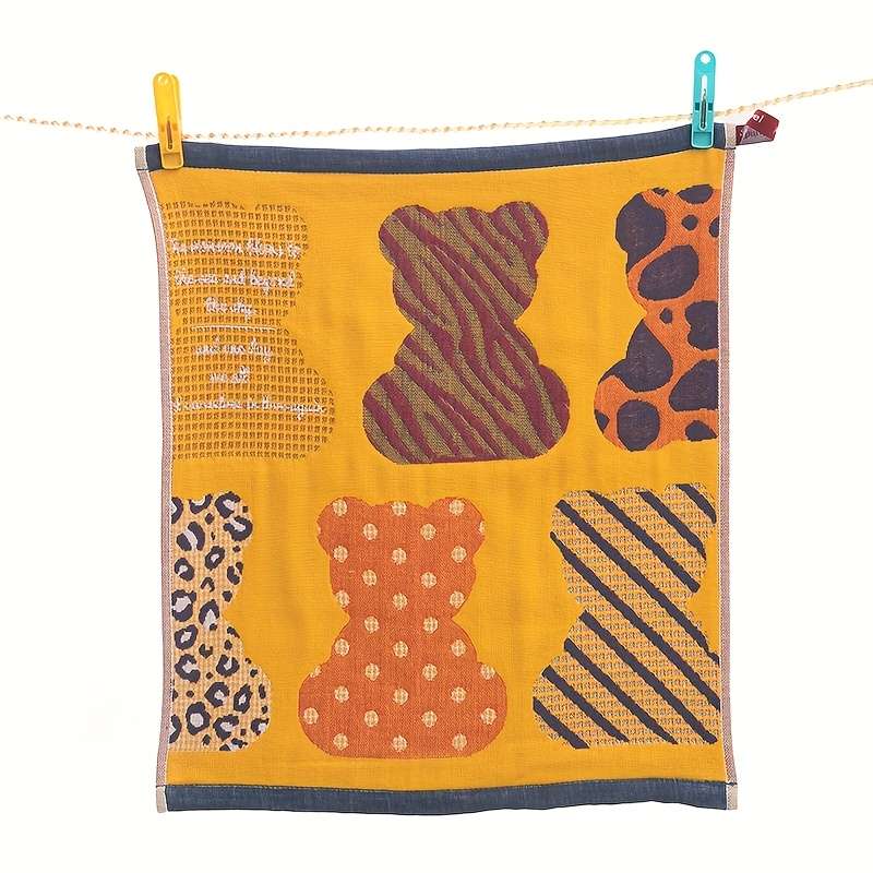 Towel Color 2Pcs Bear  Owl