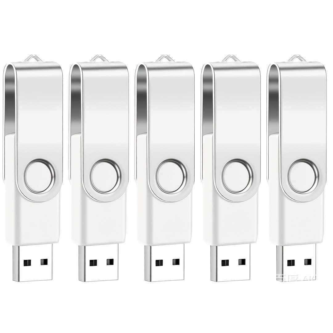 Usb Flash Drive Color 5 Pcs Red Storage 2Gb