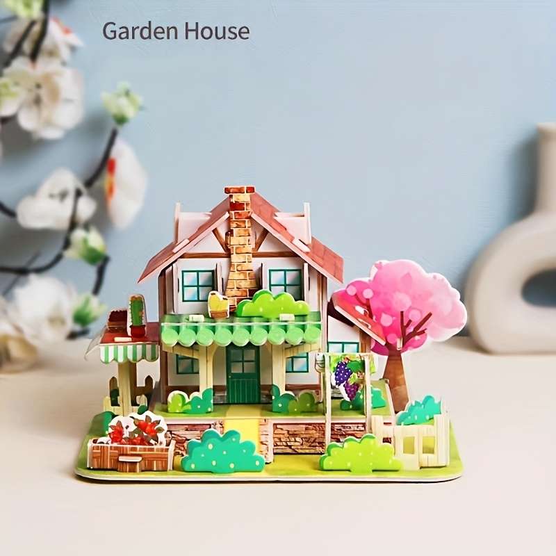 Building Toy Architectural Model Toy Set Style 4Pcs Set  Style B