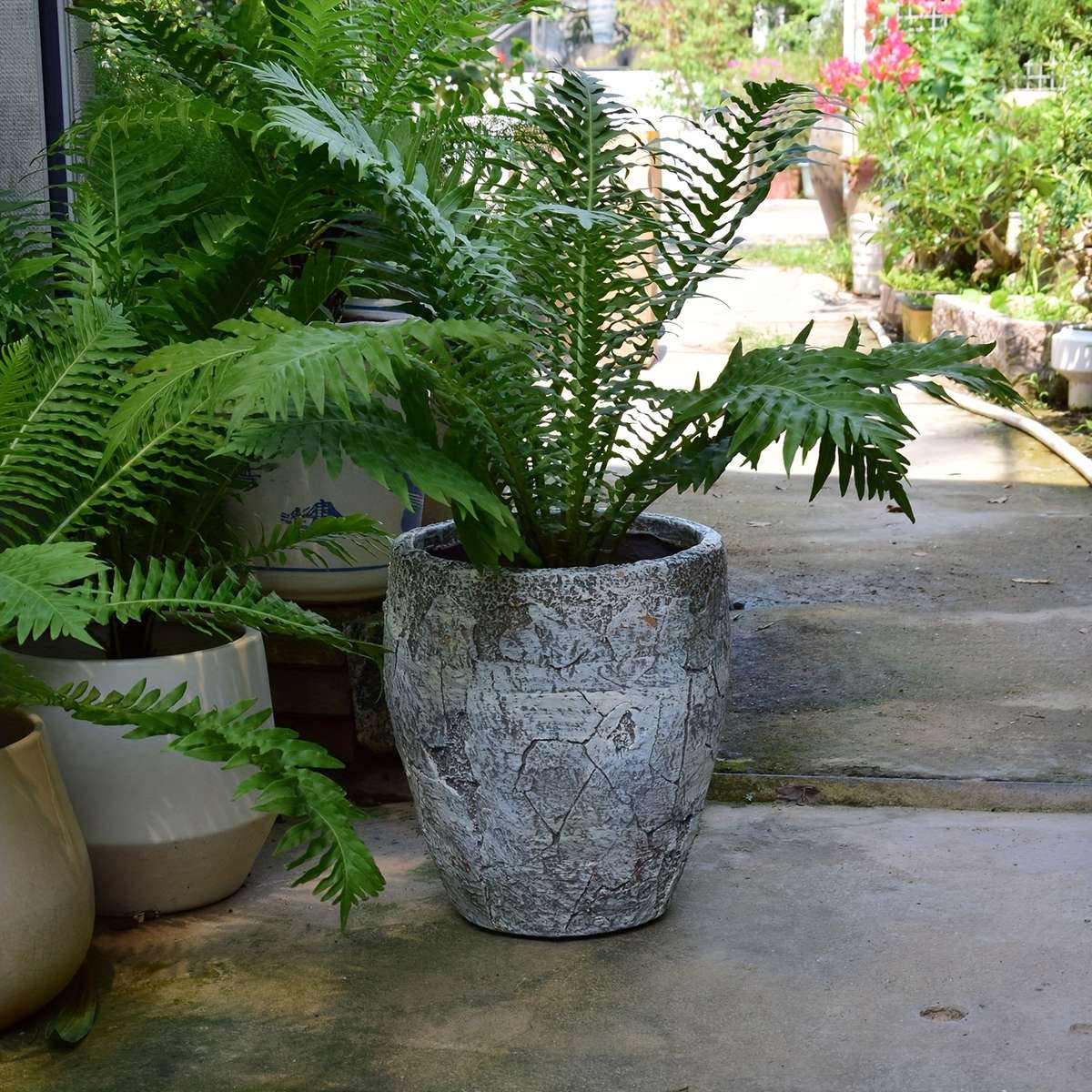 Flowerpot Size 15.7 Inch Large Granite