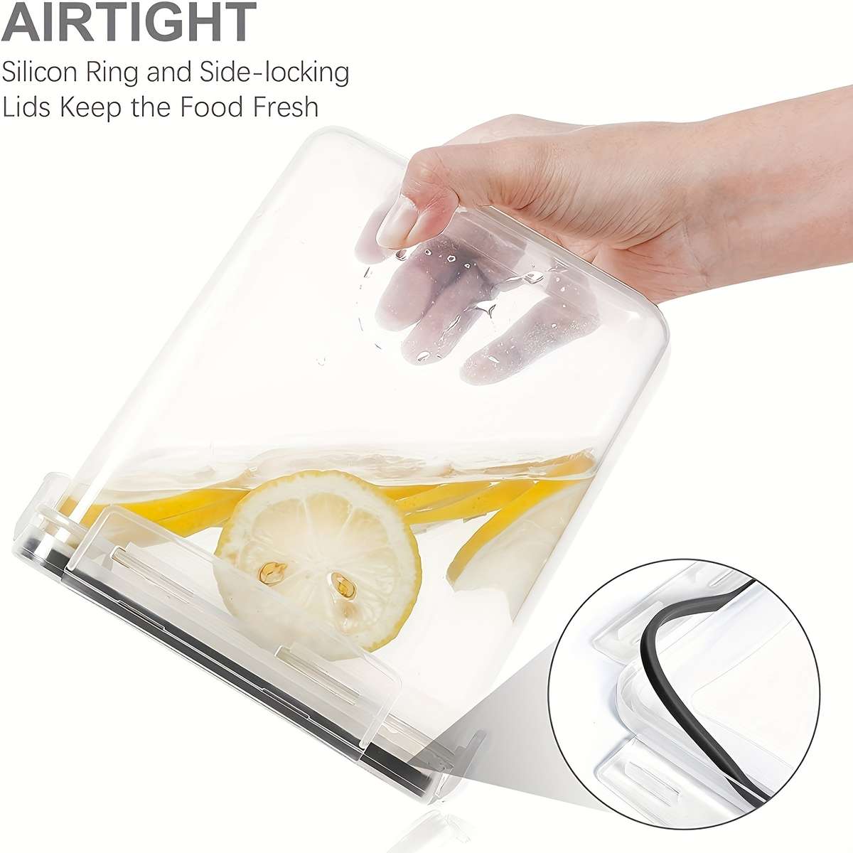 Sealed Jar Model 1.4L 4 Jars  4 Lids