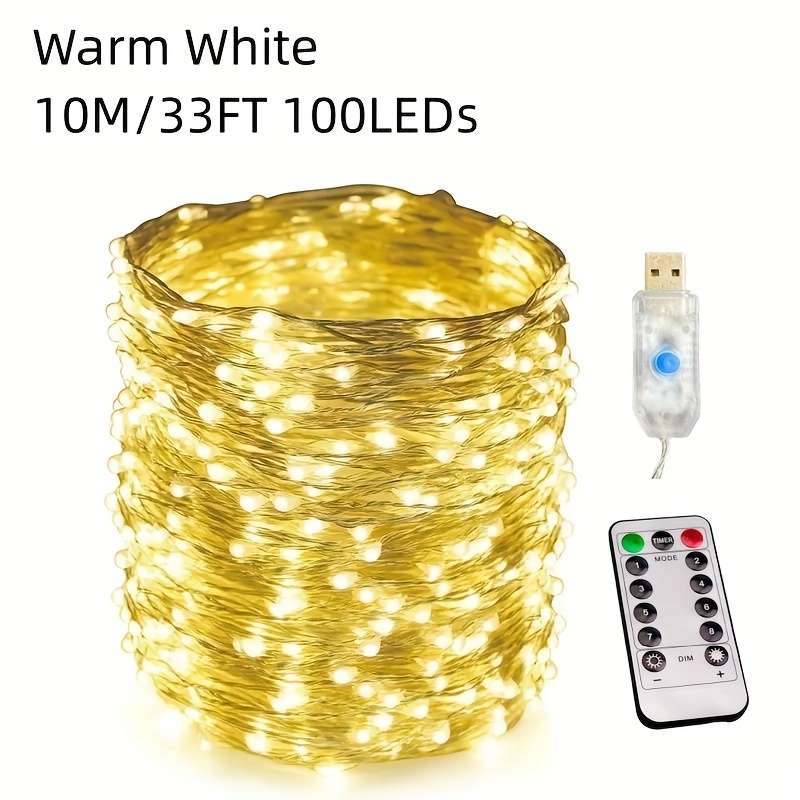 Christmas Lights Blue Size 5M 16.4Ft 50Leds