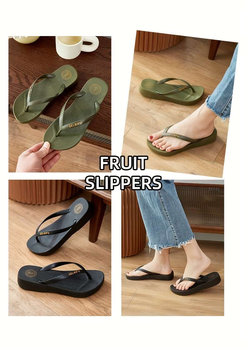 Ladies Summer Flip Flops Black Uk 4