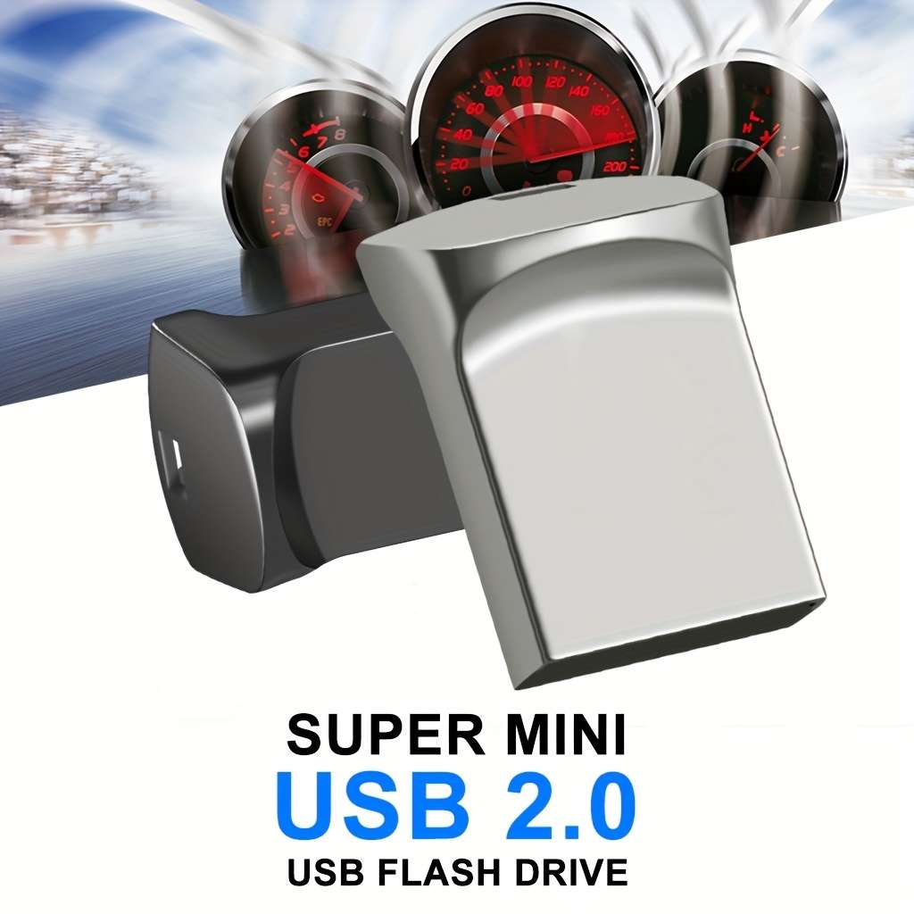 Usb Flash Drive Color Silvery Capacity 2Gb 5Pcs
