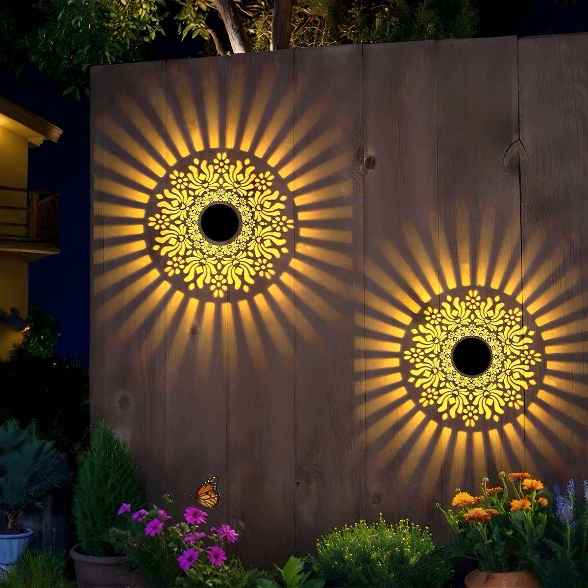 Solar Emergency Lights Model Peony Wall Light1