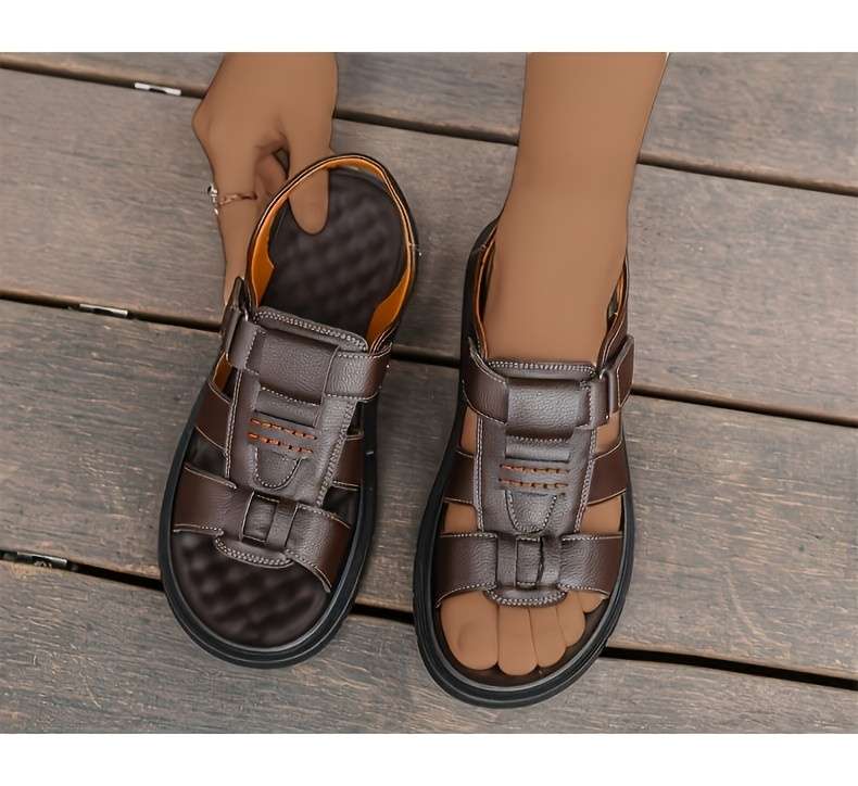 Sandals Color Dark Brown Size Uk 9.5
