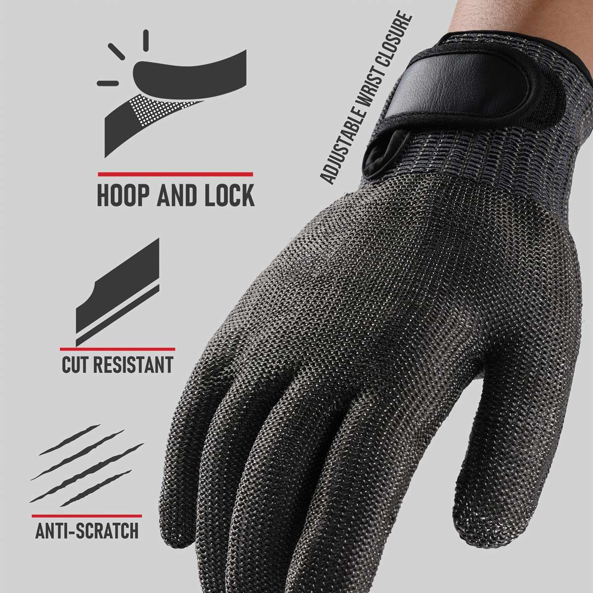 Work Gloves Model Left Hand1 Pack Sizem