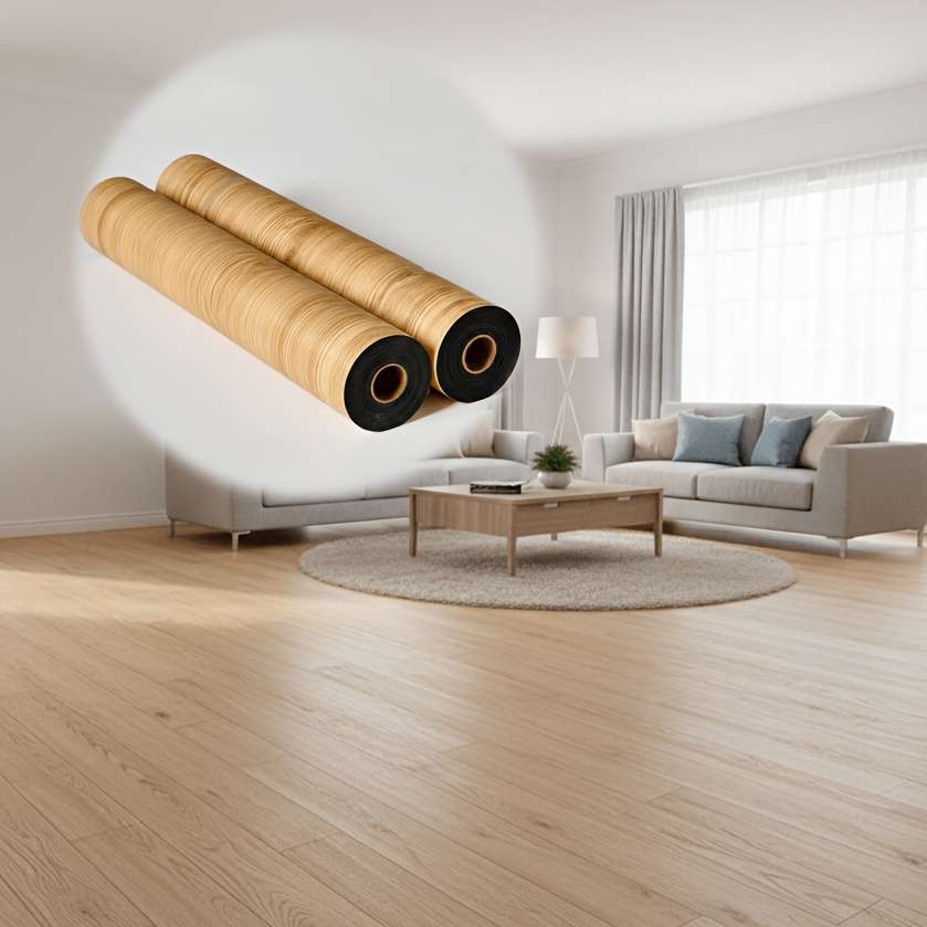 Self Adhesive Floor Stickers 2 Roll Wood Grain