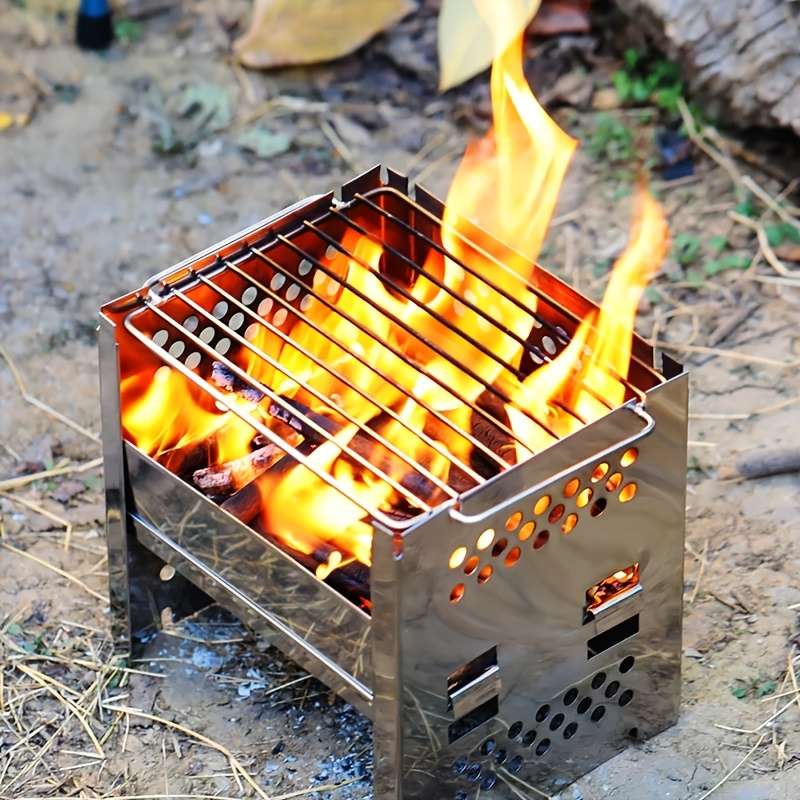 Barbecue Grill Color Silvery