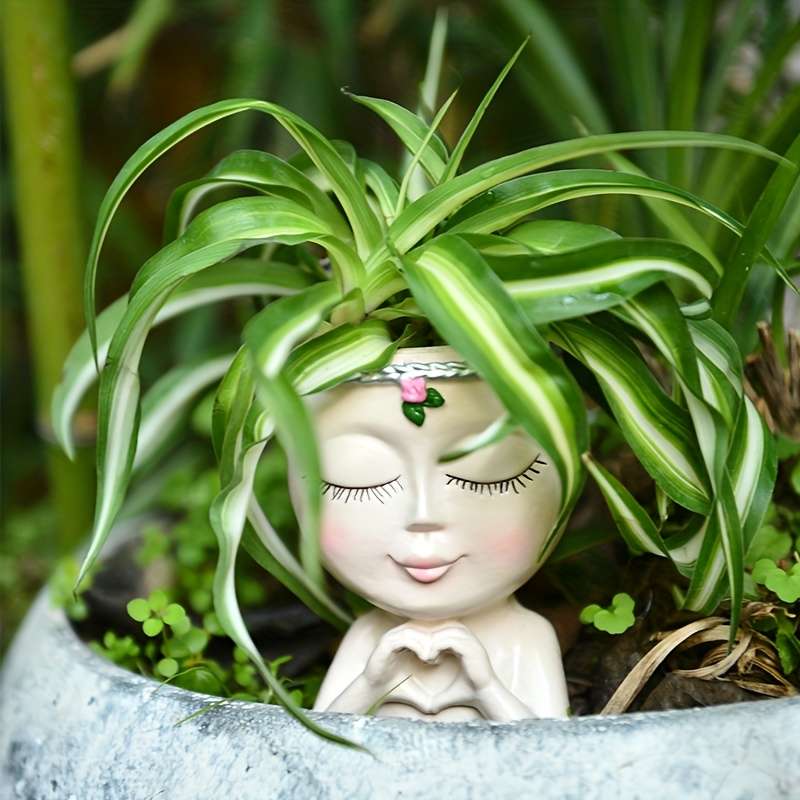 Flowerpot Style 2Pcswhitebeige