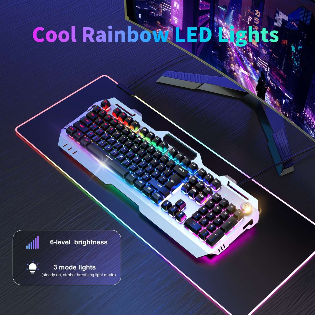 Keyboard Color Black Model Color Light