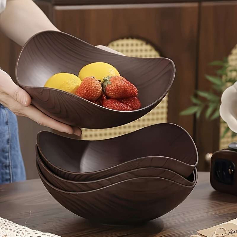 Bowl Color Light Wood Grain 25Cm