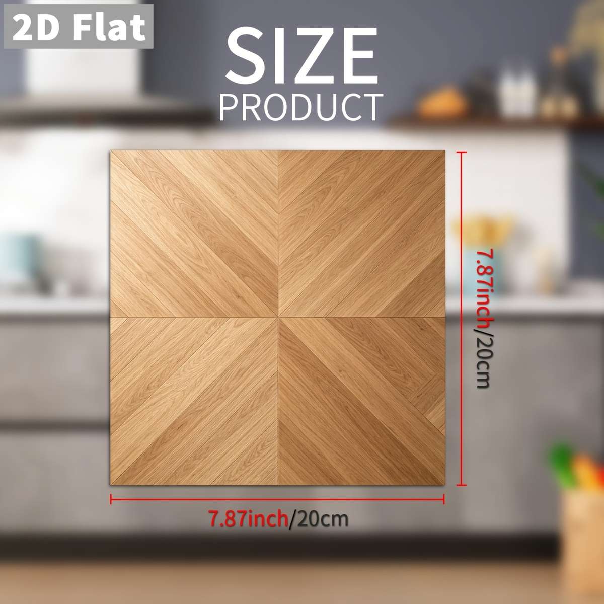 Self Adhesive Floor Stickers 20Cmx20Cmx10Pcs