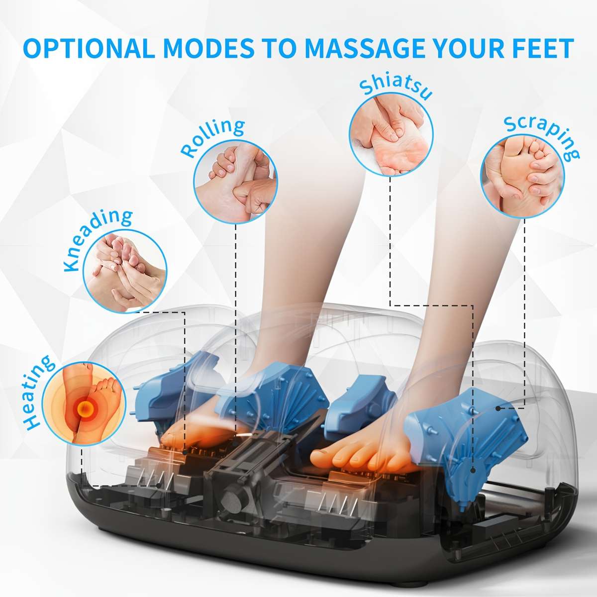 This 3D Acupressure Massage Device Features Heating