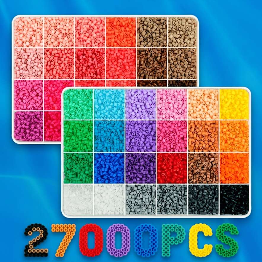 Perler Bead Set 27000Pcs 2 Boxes Random Colors