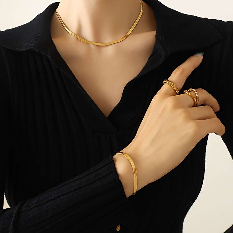 Crystal Adaptable Jewelry Featuring Flat