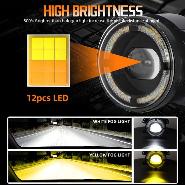 Car Lights Quantity 2Pcs Fog Light