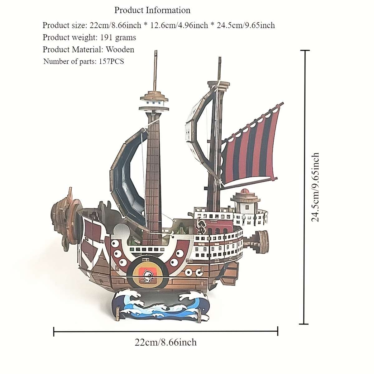 3D Jigsaw Puzzle Model Ship Style Changyang Style