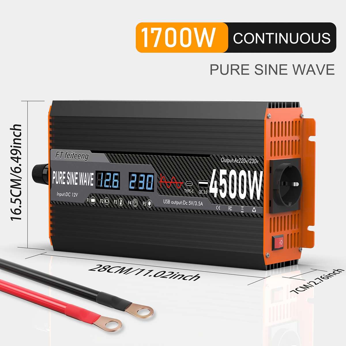 Inverter Model 12V 220V 6000W