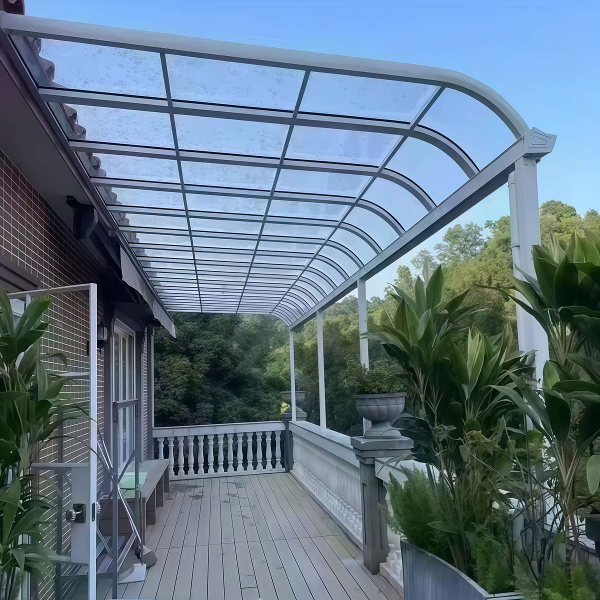 Polycarbonate Sheets Model 1Roll 250*60Cm Midgray