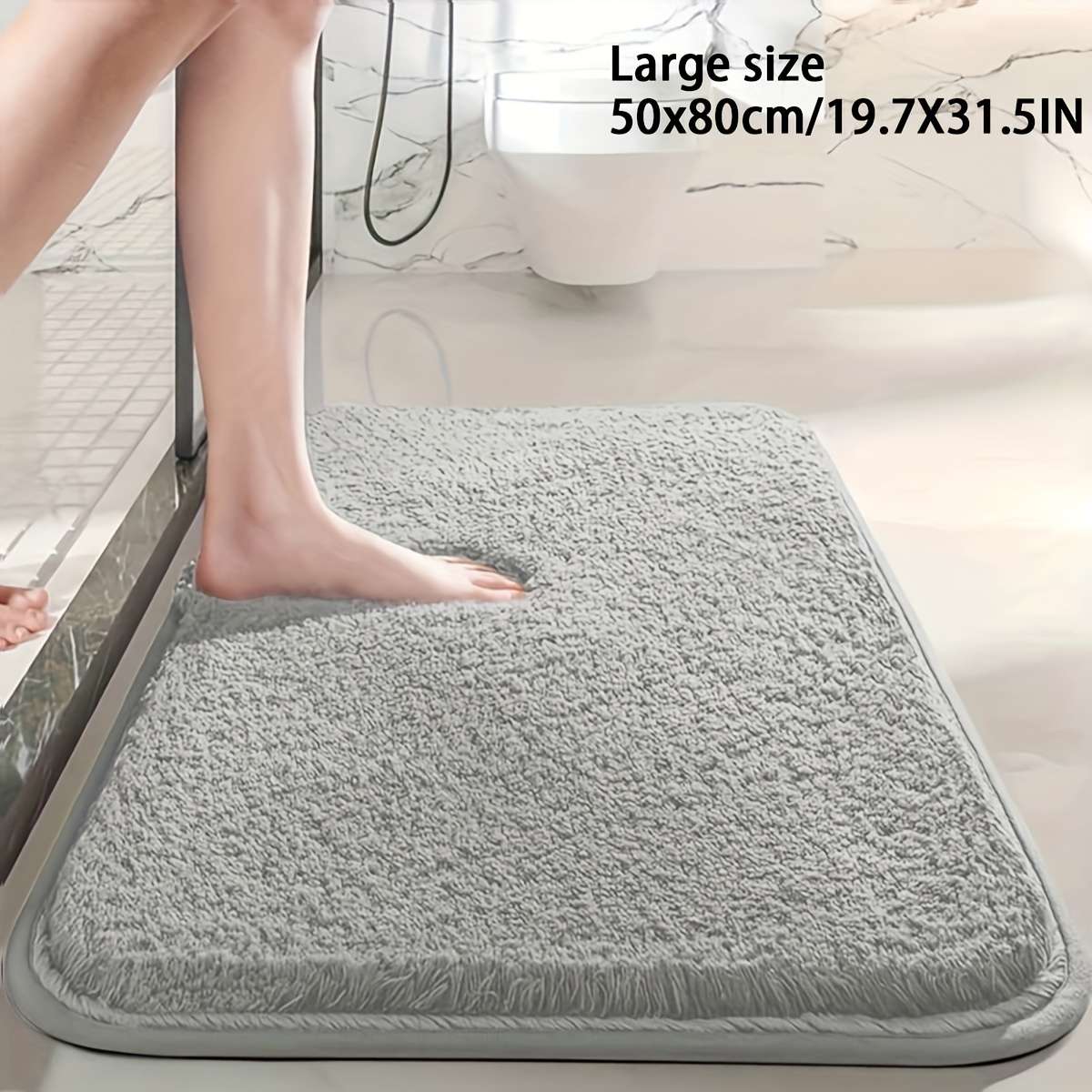 Floor Mats Color Light Gray Size 40X120Cm