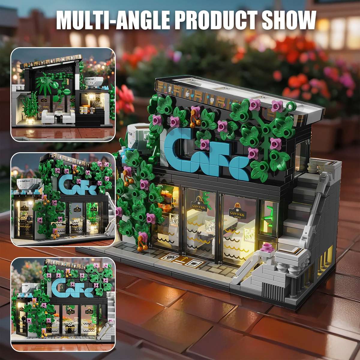 3D Building Model Puzzle Set