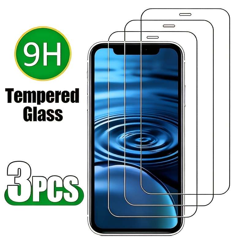 Screen Protector Color 3 Piecestransparent Compatible Model Iphone 16 Pro