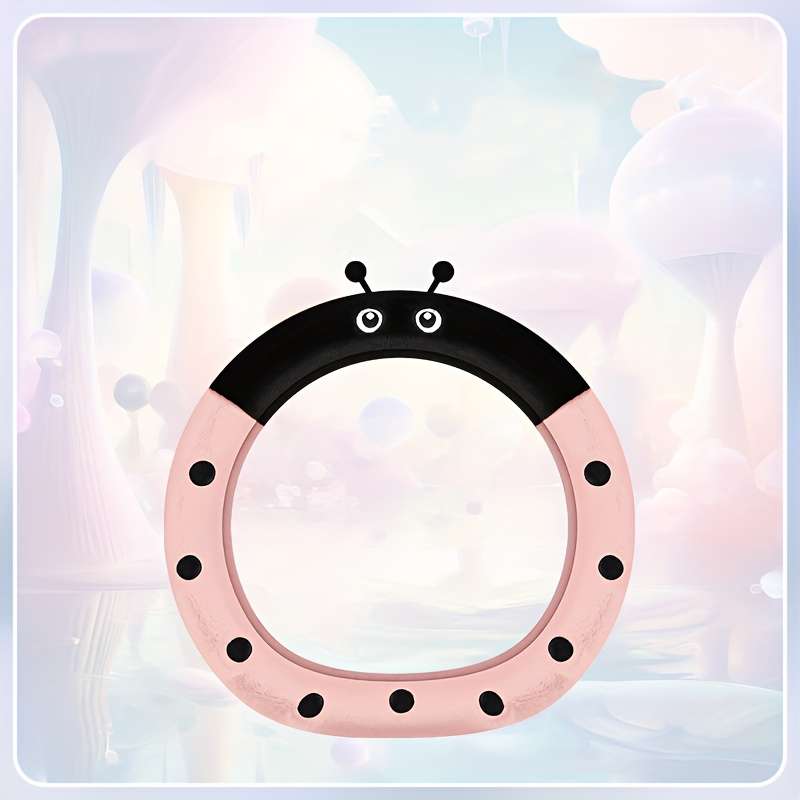 Car Steering Wheel Cover Pink Model D Type