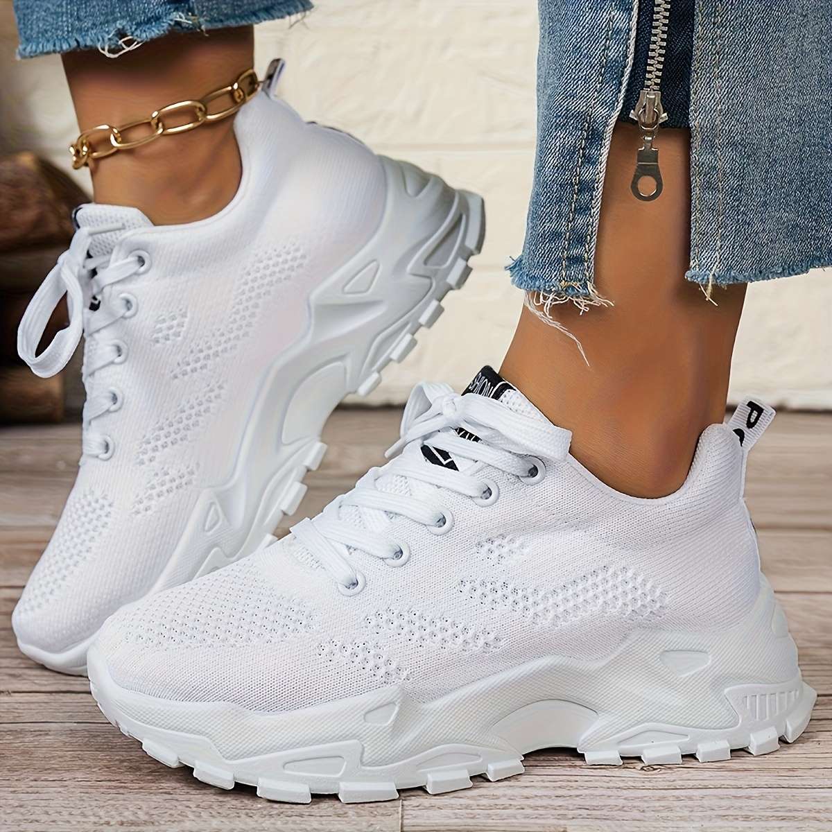 Women S Sneakers Color White Sizeuk 6.5