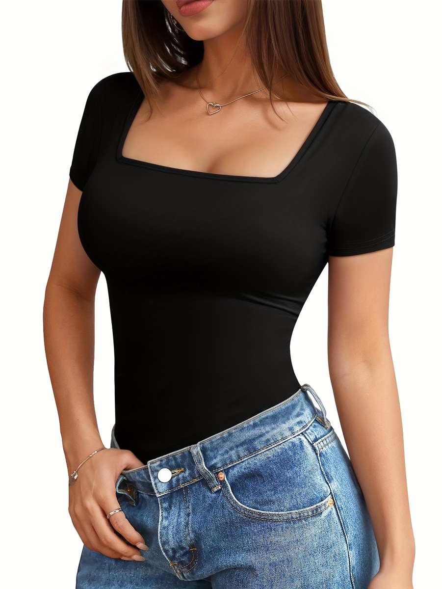 Womens T Shirt Color Black And White Dark Blue Sizel