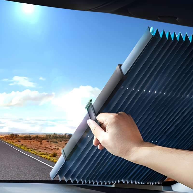 Car Sun Shades Color Black