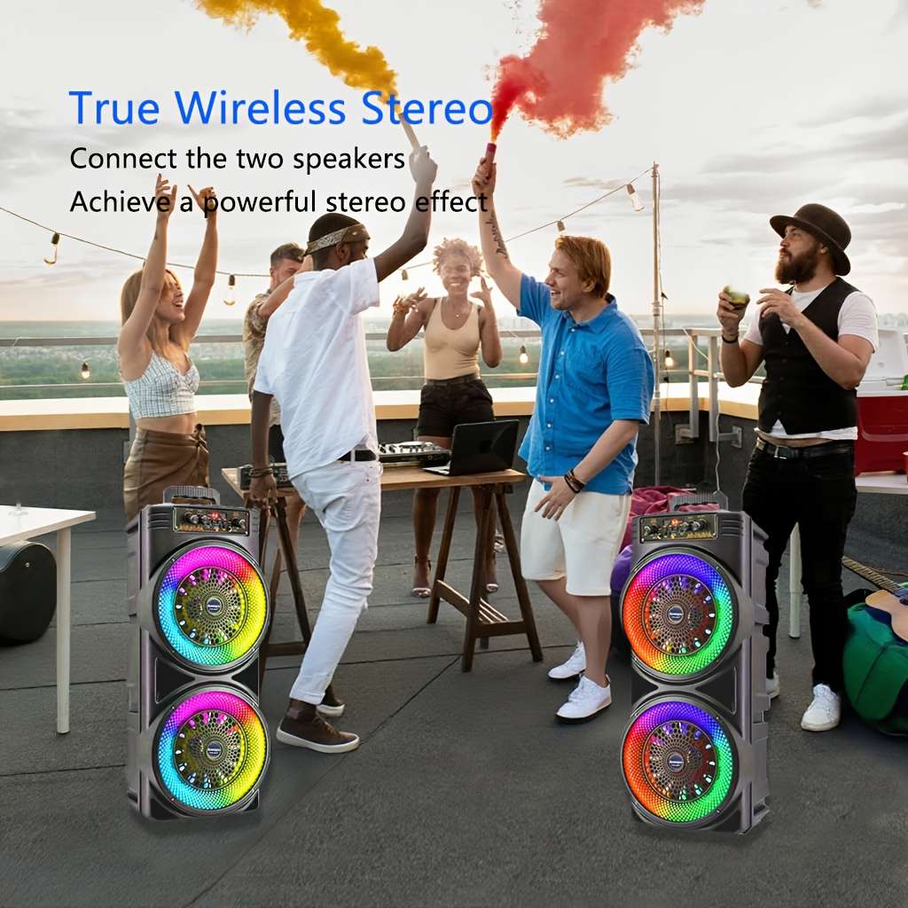 Smart Featuring Crystal Sound 8000W Karaoke Speaker With For Outdoor Party