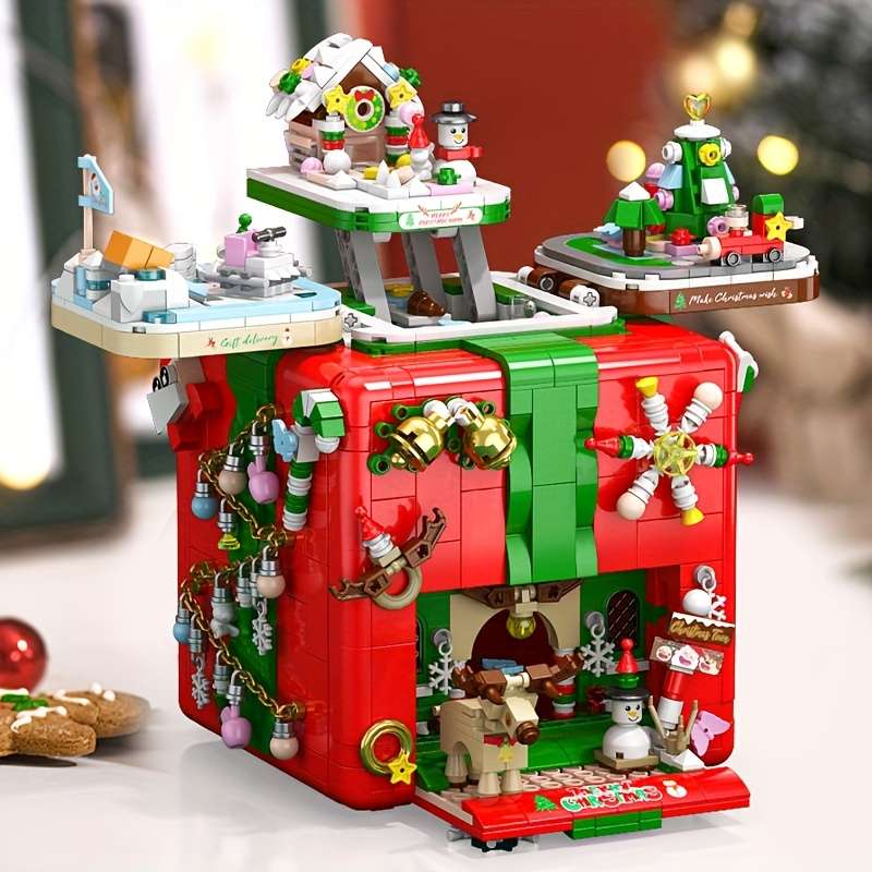 Building Toy Architectural Model Toy Set Model Holiday Season Box 1873Pcs