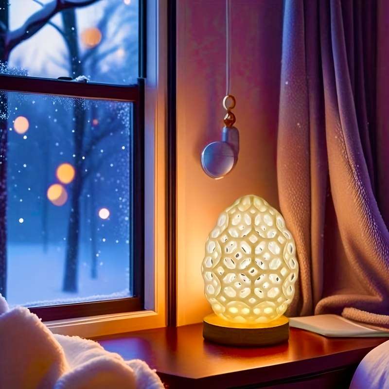 Desk Lamp Color 3D Loukong Honeycomb Egg