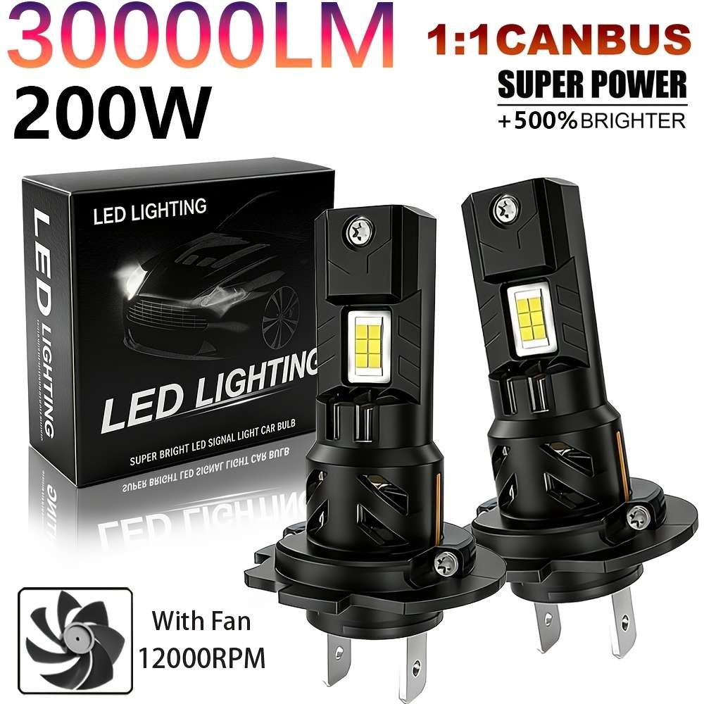 Car Lights Color 2Pcs H7