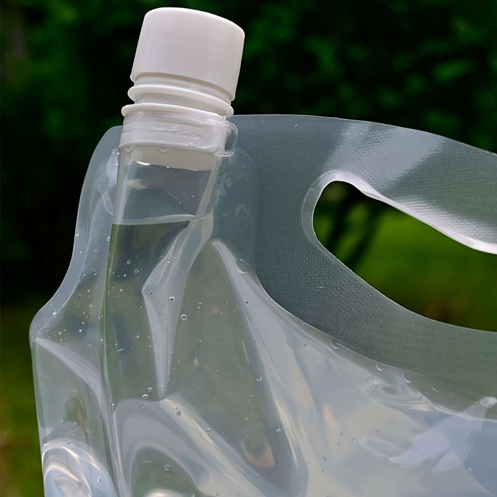 2l Portable Water Bag Durable Rectangular Design Ergonomic Handle Hiking