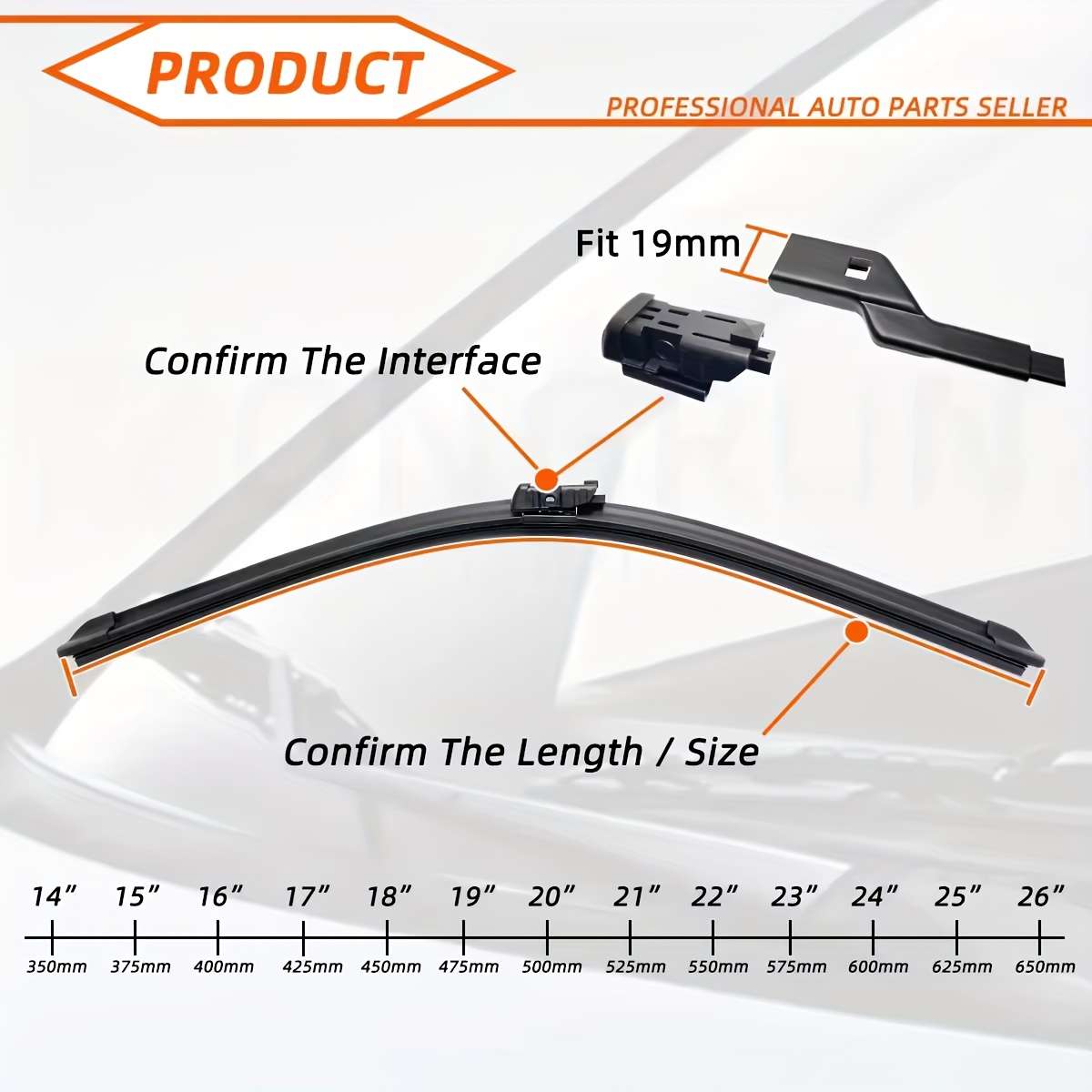 Windshield Wipers Model For Peugeot 308 T7 2007  2013