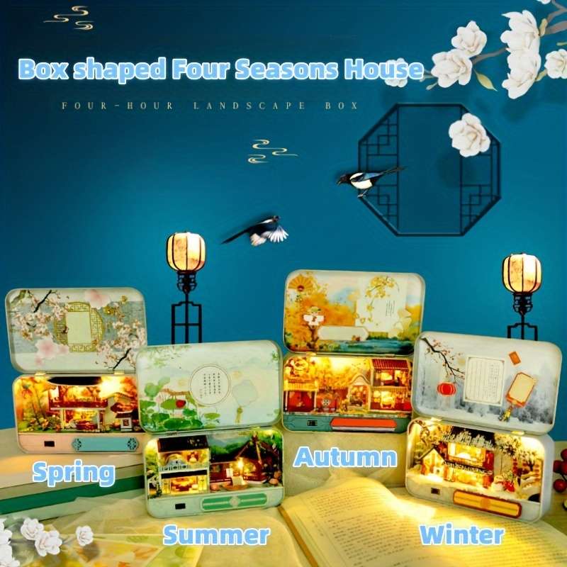 Building Toy Architectural Model Toy Set Style Autumn