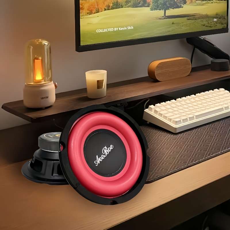 Speaker Model 6.5 Inch Subwoofer Red
