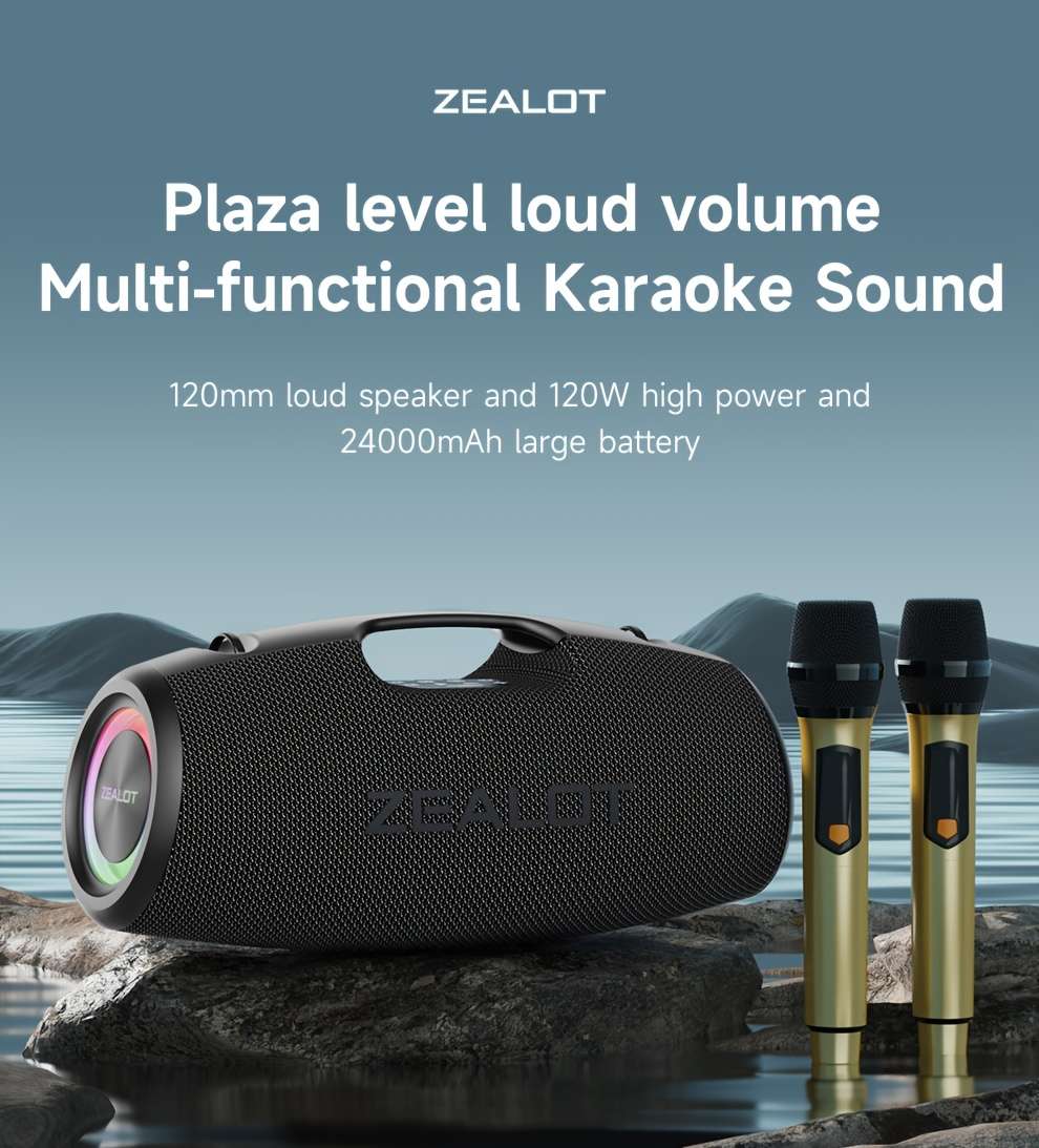 Speaker Color Black With One Microphone