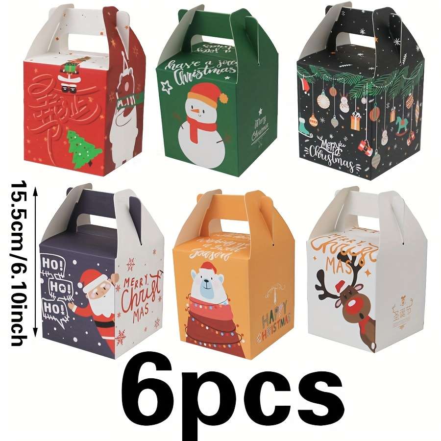 Christmas Gift Boxes Quantity 6Pcs