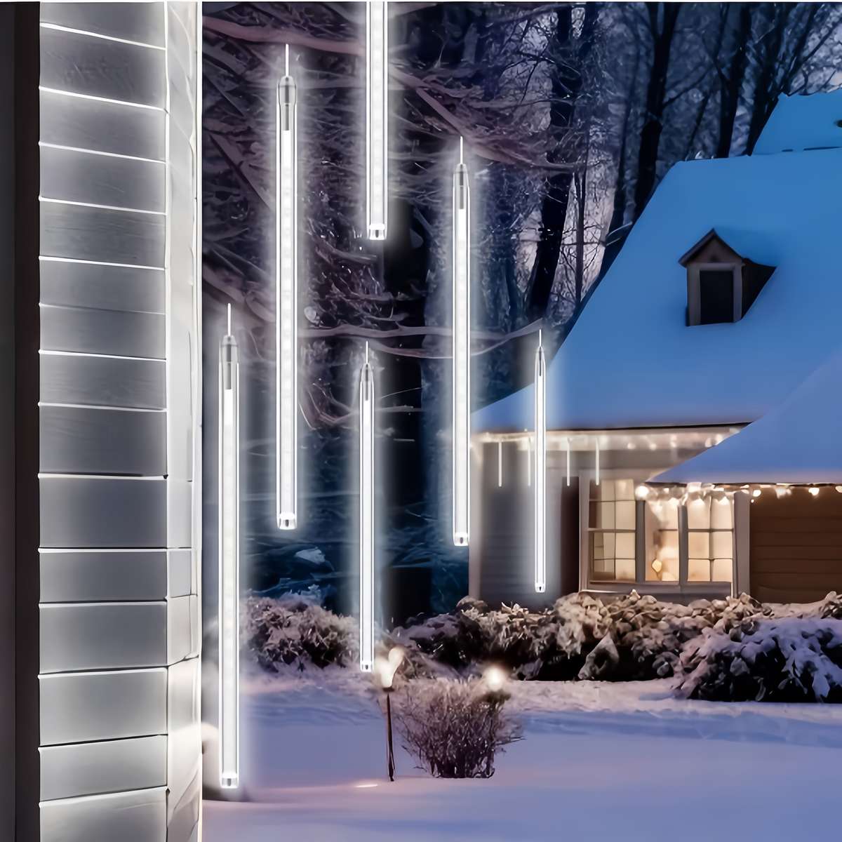 Christmas Lights White