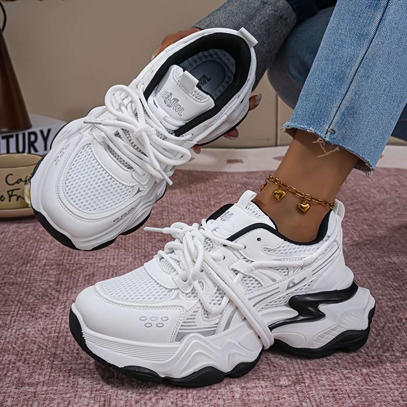 Women S Sneakers Color White And Black Sizeuk 4
