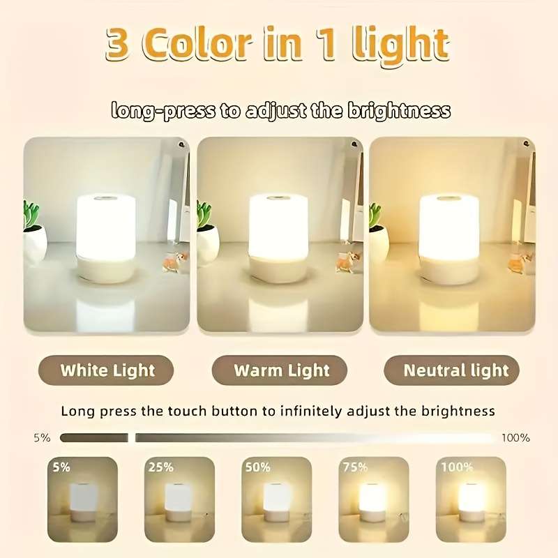 Desk Lamp Color White Light Warm Light Neutral Light Quantity1