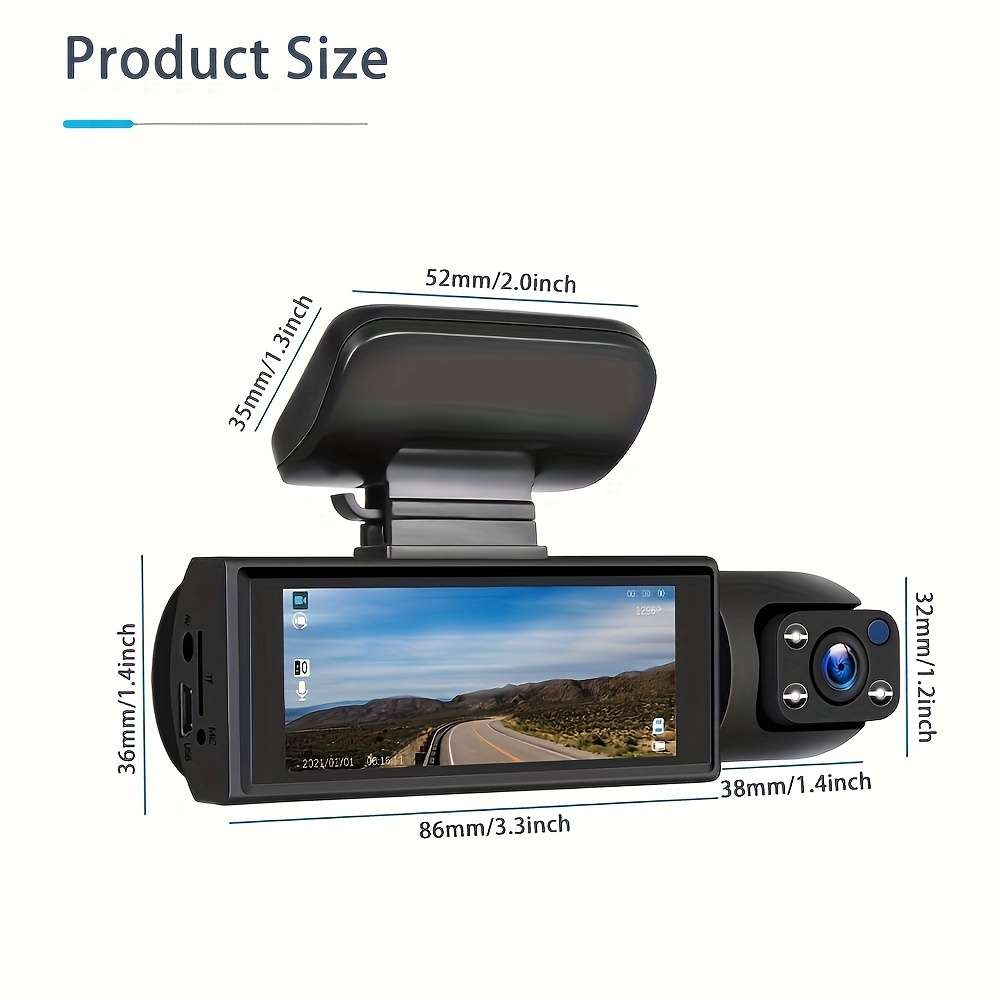 Dashcam Items Camera 64Gb Memory Ccard